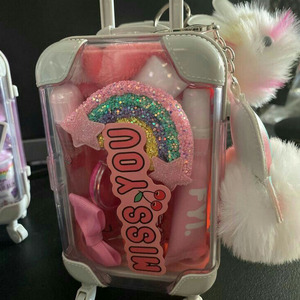 Vente en gros d'usine de mini boîte d'emballage pour cils de haute qualité <span class=keywords><strong>valise</strong></span> avec rouleau et emballage de maquillage en plastique vendeur de boîte à bagages - Product Image 6