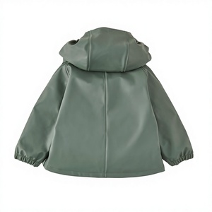 Chaqueta <span class=keywords><strong>Impermeable</strong></span> con <span class=keywords><strong>Capucha</strong></span>, de Secado Rápido, Transpirable, Resistente al Viento, de PU, para Exteriores, de Alta Calidad, OEM/ODM de Fábrica - Product Image 3