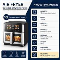 Four à air chaud électronique LED multifonctionnel pour usage quotidien, avec plateau antiadhésif, idéal pour la cuisson en vrac et la préparation de plats variés, outil alimentaire sûr, offre mondiale.