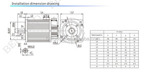 Motor trifásico de circuito abierto Nema43 de 8 Nm y 4.3 A con controlador de fábrica - Product Image 4