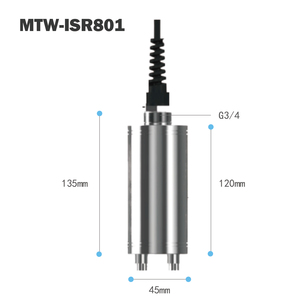 Medidor Digital de Concentración de Lodos MTW-ISR801 OEM, Monitoreo en Tiempo Real de Alta Precisión, IP68, 0-30,000 Mg/L, 5.0% F.S. - Product Image 6