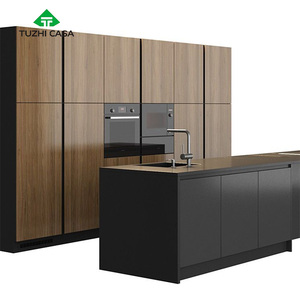 Diseño moderno modular personalizado gabinetes de cocina ignífugos cocina y otros muebles de cocina islas de cocina de madera - Product Image 6