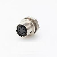 Connecteur mâle de montage sur câble pour caméra industrielle HRS, série HR10A, de marque originale, pour prise circulaire HR10A-7P-6P à 6 broches