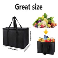 Sac isotherme en aluminium personnalisé imprimé en gros, réutilisable, non tissé, imperméable, pour la livraison de nourriture, garde au froid