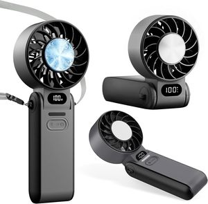 Ventilador Portátil USB Recargable de Alta Velocidad con Compresor de Hielo para Refrigeración Rápida, Mini Ventilador de Mano con Ajuste de Alta Velocidad - Product Image 1