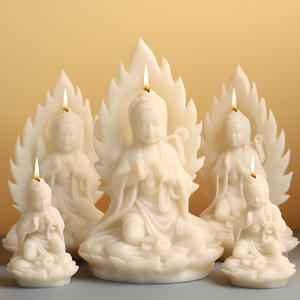 DIY ทําด้วยมือ Guanyin พระพุทธรูปฮอลล์น้ํามันหอ<span class=keywords><strong>ม</strong></span>ระเหยแ<span class=keywords><strong>ม</strong></span>่พิมพ์สําหรับพระพุทธรูปเทียนแม่พิมพ์ซิลิโคน - Product Image 3