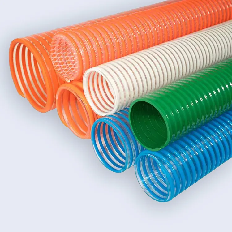 MANGUERA DE SUCCIÓN HELIX FLEXIBLE DE PVC DE SERVICIO PESADO 1 2 3 4 5 6 8 10 12 PULGADAS PARA MINERÍA BOMBA DE ACEITE DE AGUA AL VACÍO CONDUCTO DE SPA GRIT ALCANTARILLADO