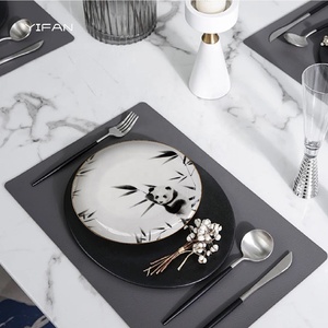 Juego de Vajilla Moderno y Ecológico de Gres, Incluye Plato, Tazón y Taza de Café de Cerámica para Cenas de Boda - Product Image 1