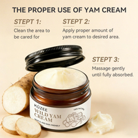 Crème à la racine de Yam sauvage Private Labe, formule naturelle, soulagement rapide, hydratation intense, équilibre hormonal
