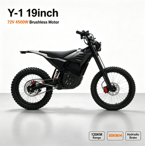 Moto tout-terrain haute vitesse 72V 4500W, 80 km/h, autonomie de 120 km - Product Image 3