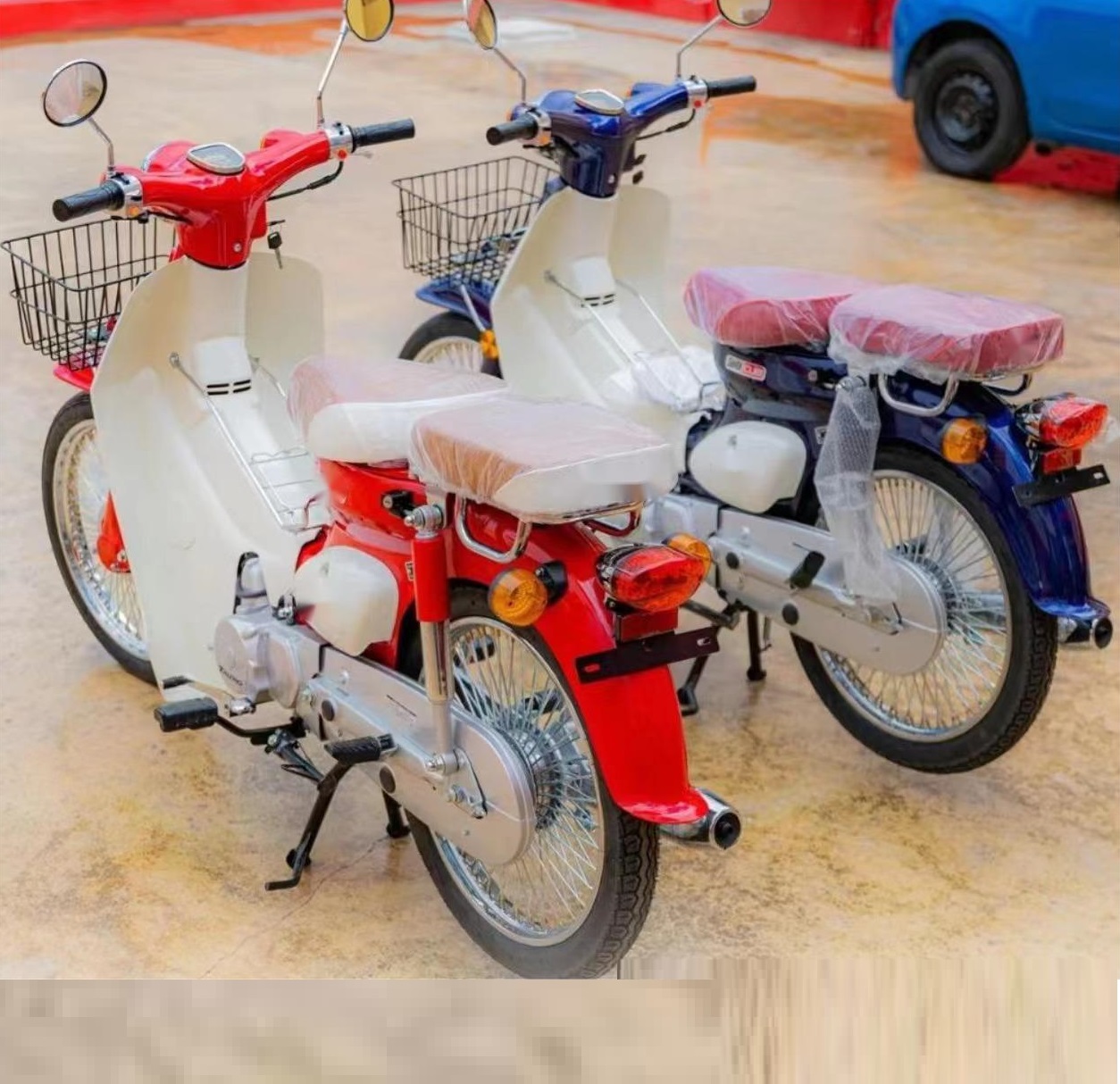Boshen 110cc 4 Stroke Gasoline Motorcycle 75km/H Single Cylinder 4-Stroke Air 110cc Cub Bikes Underbone/Cub Bike