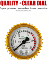 Régulateur de CO2 YQT-731L, réducteur de pression de dioxyde de carbone, manomètre de pression de gaz de chauffage pour soudage MIG