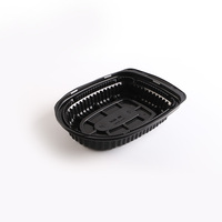 Boîte d'emballage jetable en plastique pour poulet frit à emporter Récipient de poulet rôti de dinde au micro-ondes pour Thanksgiving