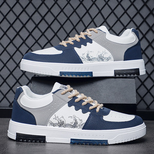 Zapatillas de Skateboard para Hombre, Diseño Exclusivo, Nuevas, de Caña Baja, Casuales, Planas, Versátiles, Deportivas para Estudiantes, con Suela Gruesa - Product Image 2