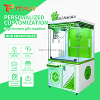 Machine à griffes métallique de qualité commerciale avec accepteur de billets, force de préhension réglable sur 3 niveaux, carte mère pleine taille, origine Guangdong