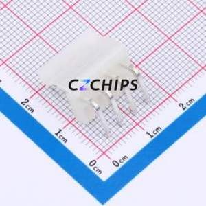 3.96-4AWT Wire-to-Board Pin Header Bent Lead Through Hole,P=3.96mm Connector 1x4P 3.96mm Right Angle Insert 4P - Product Image 2