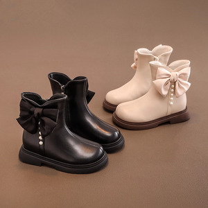 <span class=keywords><strong>Stivaletti</strong></span> Chelsea alla Moda per Bambine, Nuova Collezione Autunno Inverno 2025, Stivali Pelosi Stile Martin per Piccole Principesse - Product Image 5