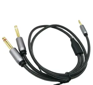3.5mm To 6.35mm Audio Splitter 1/4 inch to 1/8 inch Instrument Cable
