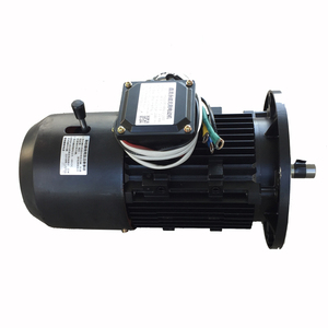 Customized Power Brushless DC Motor YB80 Permanent Magnet Worm <b>Gear</b> <b>Box</b> with Brake for Home Appliance Electric Bicycle Fan Boat - Product Image 3
