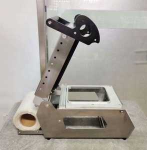 Máquina Selladora de Bandejas de Comida Desechables para Envases de Comida Rápida, Loncheras, Platos de Tofu, Sellado con Película Térmica para Bandejas de Alimentos de PP - Product Image 2