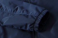 Veste bleue en nylon pour hommes, veste élégante et bon marché, vêtements Wuhan, veste à col de baseball