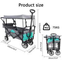 Chariot pliable pour bébé avec auvent, poussette pliable pour enfants, chariot de plage pour sable, nouveau, Offres Spéciales