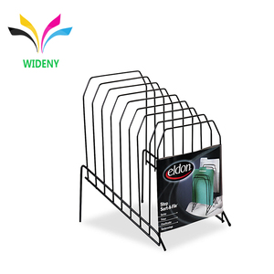 Fashional desktop dell'organizzatore di immagazzinaggio filo di metallo di arte del ferro rivista <span class=keywords><strong>lettera</strong></span> rack holder - Product Image 5
