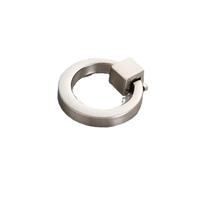 Poignée de meuble vintage en alliage de zinc en forme d'anneau rond pour tiroir, armoire, placard et meuble à chaussures