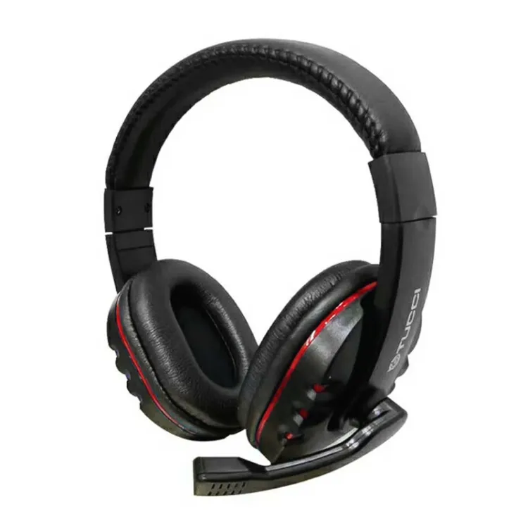 Dropshipping TUCCI X6 Super Bass Stereo PC Multimedia Headset Gaming Cheap Headset with Microphone