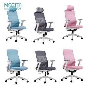 Chaise de bureau ergonomique moderne avec accoudoirs confortables, pivotante, en maille, réglable, avec soutien lombaire - Product Image 6