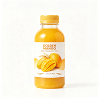 Étiquettes pour bouteilles de jus de mangue, fournies par l'usine Haoxuan, autocollants imprimés imperméables pour la décoration de bouteilles de jus premium