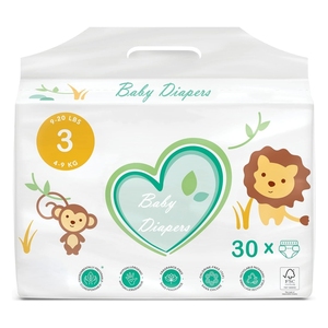 Produits d'hygiène pour bébés Pack économique de haut niveau Rentable Sans produits chimiques pour les peaux sensibles Couches pour bébés personnalisées de marque privée - Product Image 1