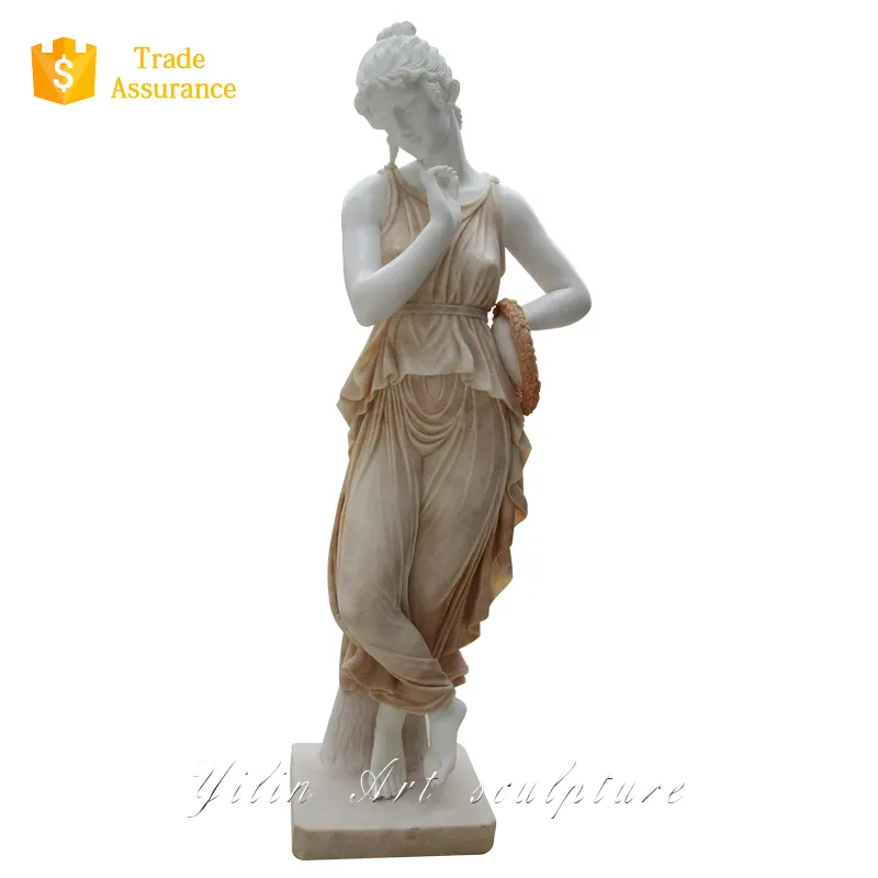 Scultura in marmo pietra signora busto statua per la vendita