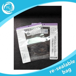 Personalizado grande de plástico de pie Zip Lock bolsas de <span class=keywords><strong>ropa</strong></span> de almacenamiento de bolsa recerrable de embalaje de la <span class=keywords><strong>ropa</strong></span> interior bolsas organizador - Product Image 4