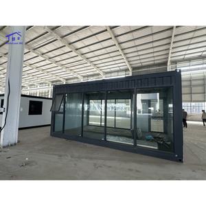 Cafetería Móvil Prefabricada de Acero Personalizable, Tienda Prefabricada de Ensamblaje Rápido, Casa Contenedor Modular Desmontable Pequeña en Venta - Product Image 1