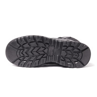 Bottes tactiques en cuir et caoutchouc pour hommes, imperméables, légères, pour l'extérieur, avec logo personnalisé OEM, pour l'entraînement et le confort – Vente en gros