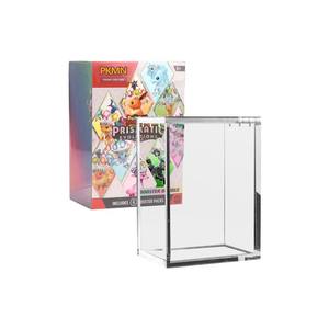 Clear Acrylic Display Case for Pokemoned Booster Box Vertical Desktop UV Protection Pre-Assembled - Product Image 6