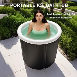ICEMEND Athletes Recovery Portable <b>Inflatable</b> Cold Plunge Ice <b>Bath</b> Tub With Cooling and Heating System Water Chiller Optional - Product Image 3