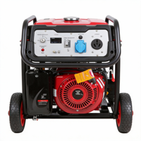Tragbarer 3kW Mini-Stromgenerator Einphasig 5kW mit Auto- und Fernstart Benzin 220V/24V AC 50Hz
