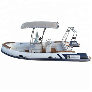 2019 Año Nuevo barco barato de la costilla de la fibra de vidrio del fondo de los 5.8M de China de los 19ft - Product Image 6
