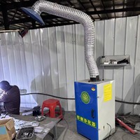 Système d'extraction des fumées industrielles très vendu, collecteur de poussière pour l'extraction des fumées de soudage avec certification CE