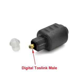Mini Adaptador Óptico de <span class=keywords><strong>Audio</strong></span>, Conector <span class=keywords><strong>Hembra</strong></span> de 3.5mm <span class=keywords><strong>a</strong></span> Conector Macho Digital Toslink para Amplificador, <span class=keywords><strong>Cable</strong></span> de <span class=keywords><strong>Audio</strong></span> Óptico - Product Image 3