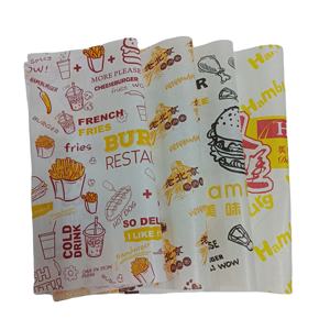 Papel Encerado para Envolver Alimentos, Personalizado SP619, Apto para Uso Alimentario, Resistente a la Grasa, para Sándwiches, Hamburguesas y Fiestas - Product Image 1
