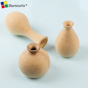 Buenoarte Pot à pinceaux moderne, vase, base en bois, pour la création de mosaïque en verre DIY et la décoration de la pièce, jouet éducatif - Product Image 3