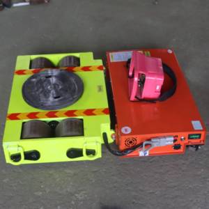 Heavy Duty 20ton 20ton 30ton 50ton Carro de carga eléctrica Patines de camión Máquina de polea de elevación giratoria de 360 grados Patines móviles - Product Image 1