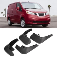 4 Pièces Accessoires Auto Bavettes Anti-éclaboussures de Remplacement Compatibles Nissan NV200 2010 à 2017