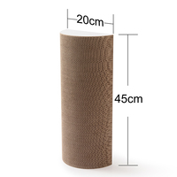 Nouveau grattoir d'arbre à chat écologique Type de pâte murale en carton ondulé tapis de poteau de chat en papier de bois