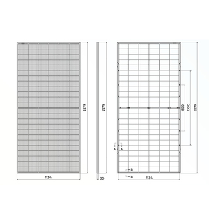 Kit de Módulos Fotovoltaicos SOLAR 550W PERC Tier1, Paneles Solares Monocristalinos de Media Celda de 600W para Sistema Solar - Product Image 4