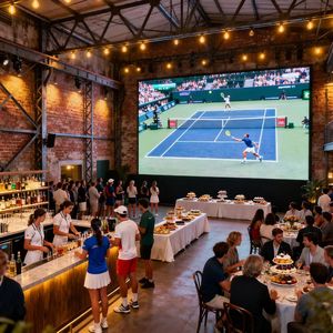 Pantalla LED de Video Wall de 231 Pulgadas para Eventos, Celebraciones, Competiciones, Reuniones y Organización de Cine en Clubes de Tenis - Product Image 2