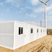 Casas Contenedor Plegables, Estructuras Portátiles Prefabricadas Simples, Construcción Temporal